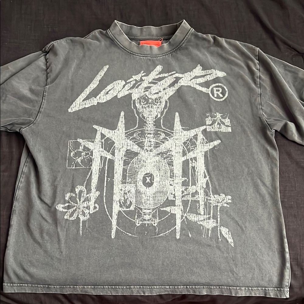 Men's Gray Graphic Tee - Short Sleeve